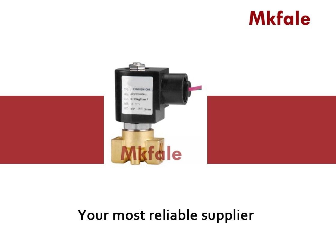 P2 Small Series Water Solenoid Valve , Gas Solenoid Shut Off Valve 15 Kgf / Cm ² Max Pressure Tolerance